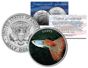 Guppy Fish Coin